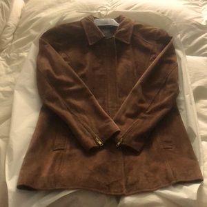 Vintage Coach Brown Leather Jacket